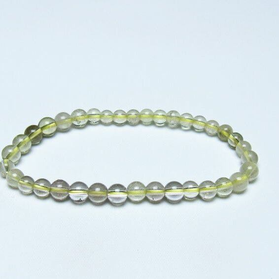 リビアングラス ブレスレット 5mm 一点物 メール便可 199-806