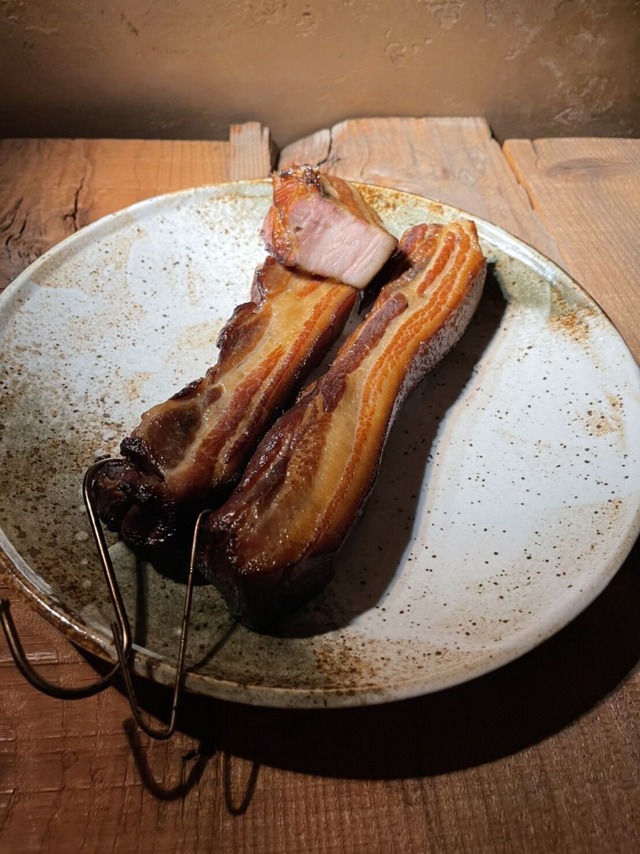 パスタレストランの林檎ベーコン【210g前後】　（国産豚使用、無着色）