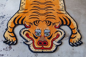 Tibetan Tiger Rug 《Lサイズ•プレミアムウール045》チベタンタイガーラグ