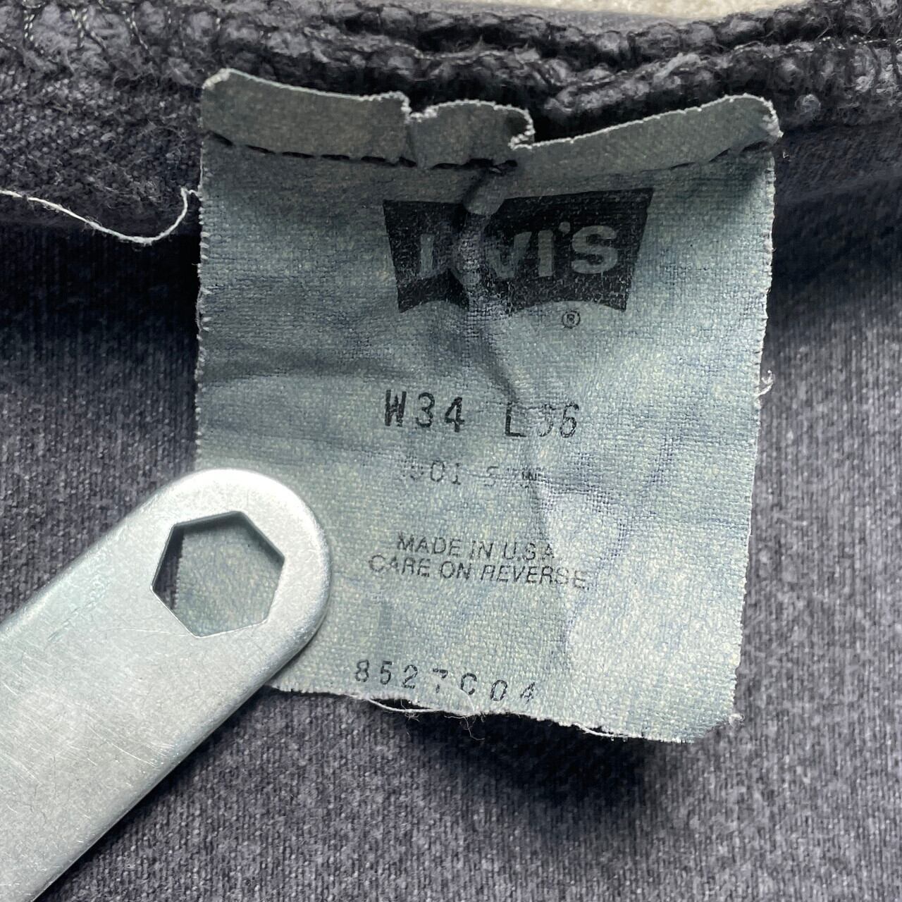 90年代 USA製 Levi's リーバイス 501 グレーデニム ブラックデニム