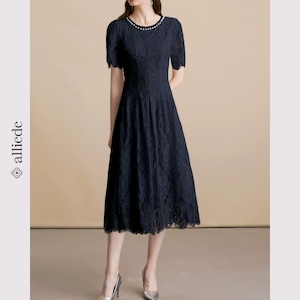 パールネックレースワンピース　A3140