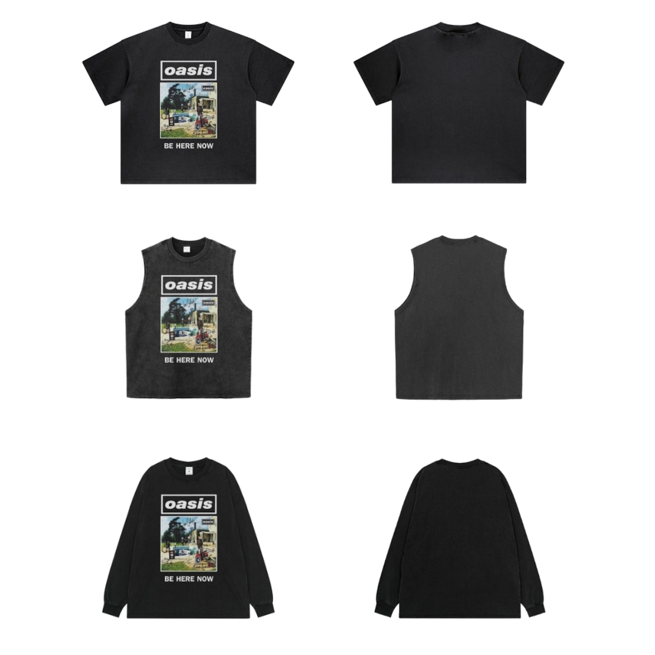 VINTAGE ストリート oasisバンドTシャツ T2140