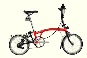 ブロンプトン BROMPTON S6L レッド 2017年 折り畳み自転車