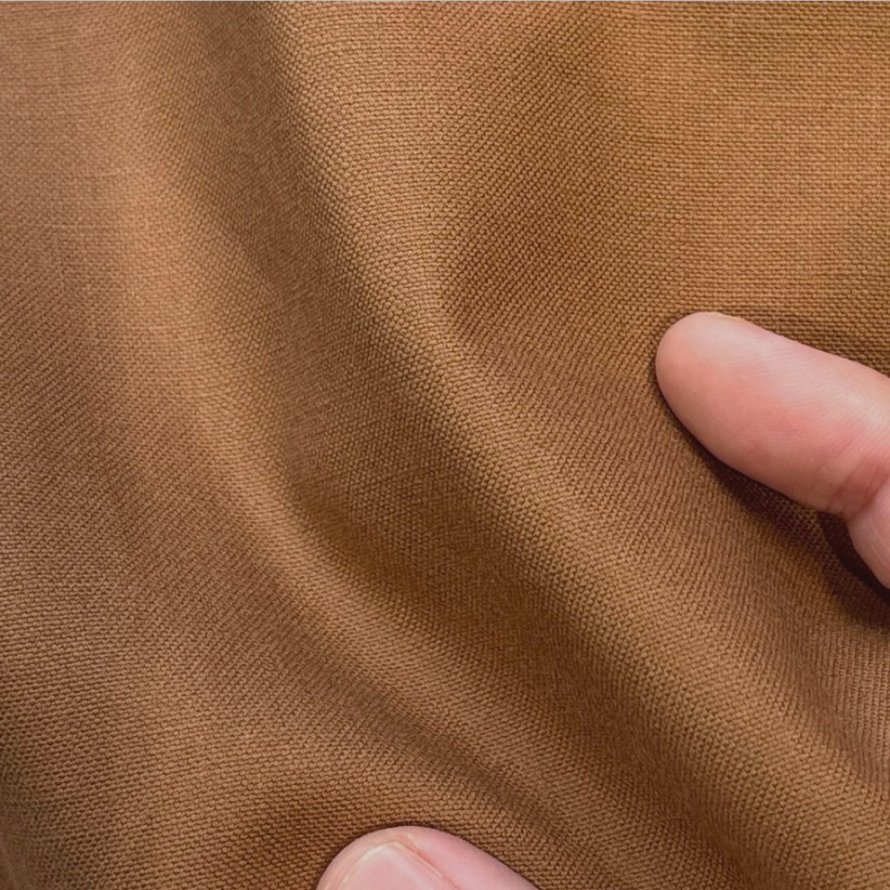 ★TB179◆2m◆綿100%ど詰めオックス生地◆ブラウン