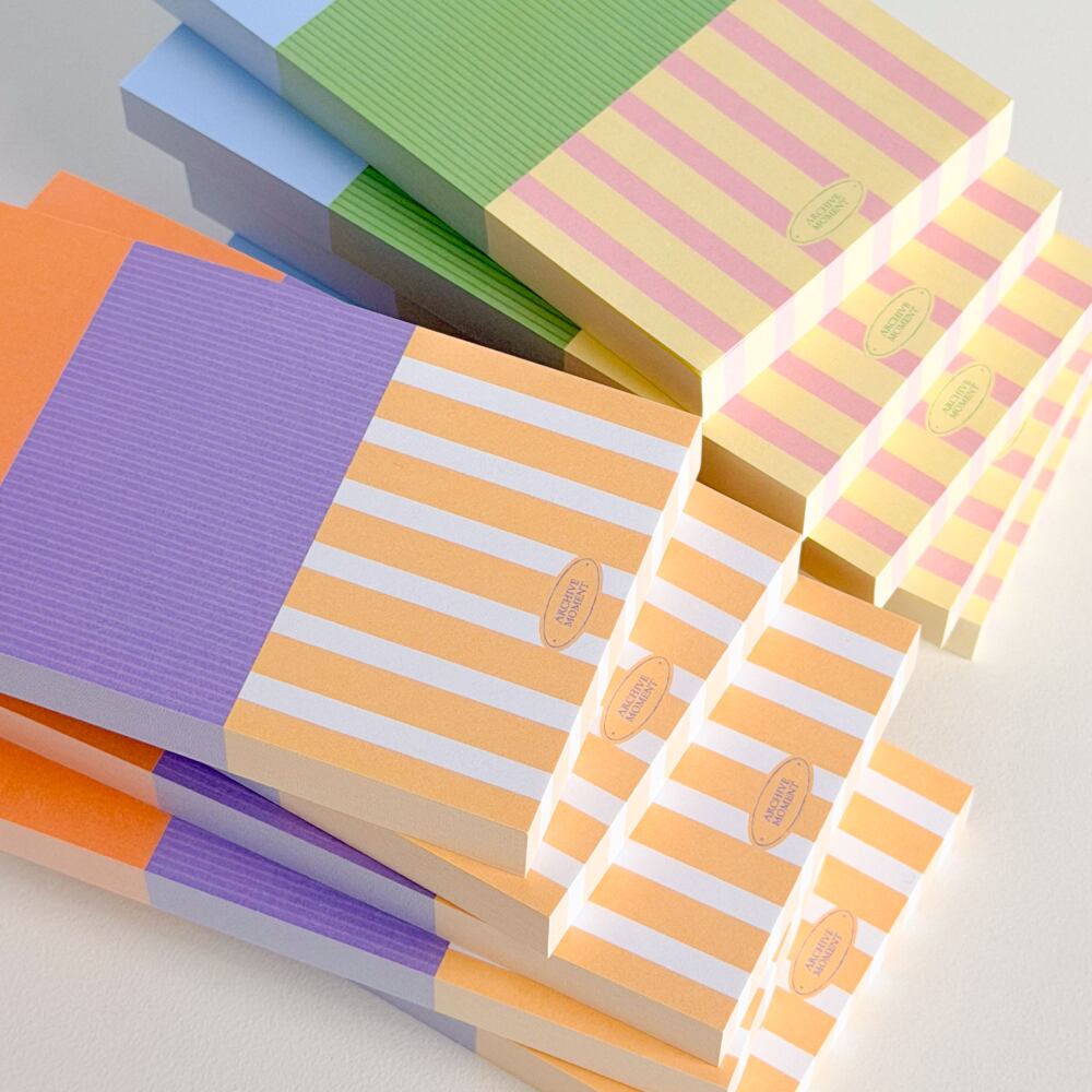 archive moment】メモ帳 Cozy Layer | 韓国文具・雑貨 kaulcoffee.studio