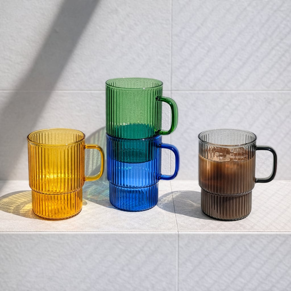 BOROSILICATE STACKING MUG | BamBooks the Heritage