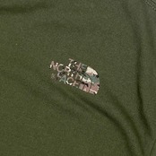 THE NORTH FACE ノースフェイス 迷彩 カモフラ ロゴ ドライ 半袖 Tシャツ サイズ M /カーキ系 メンズ アウトドア NT31405
