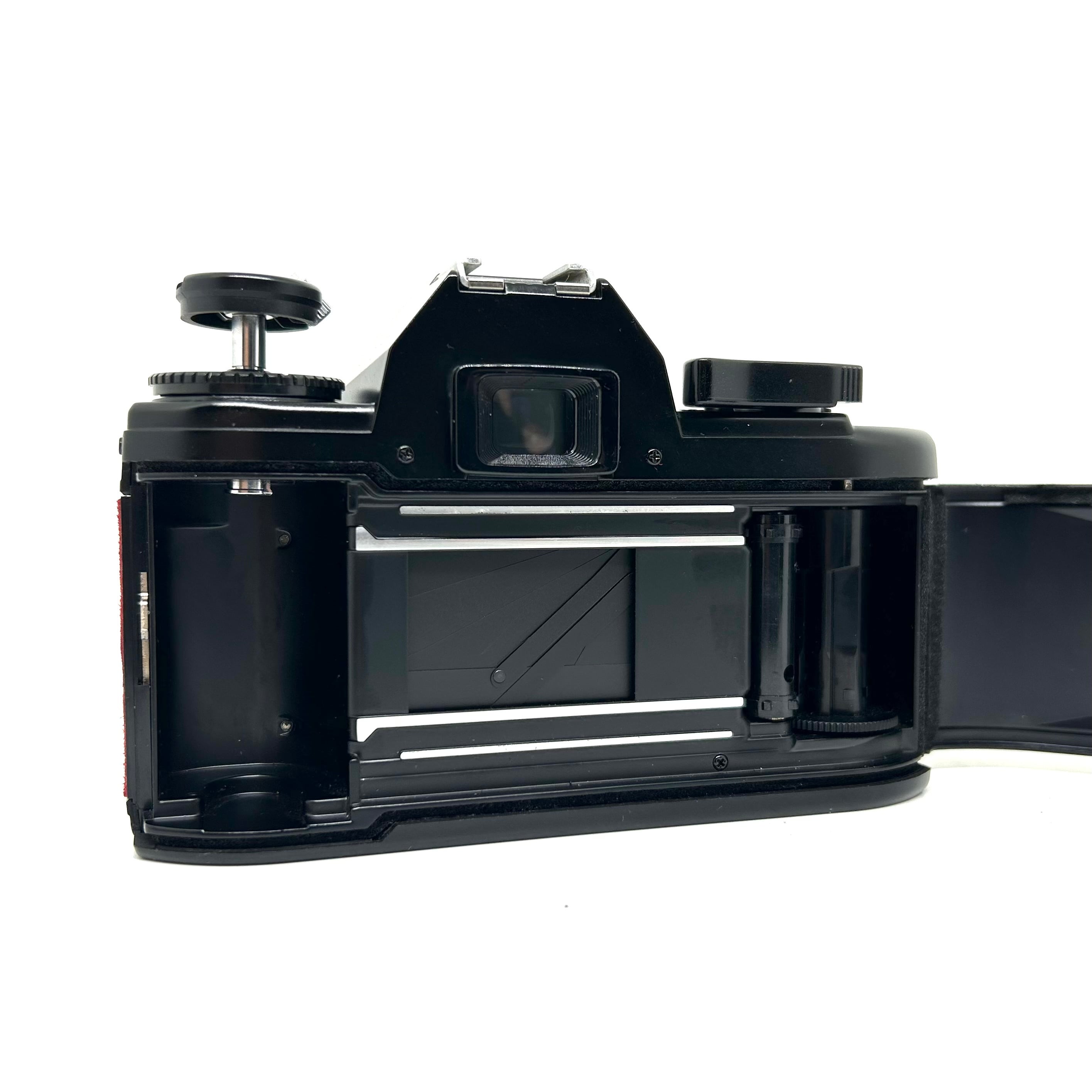 25-094リメイクカメラ Nikon EM（ダークグリーン•ワインレッド