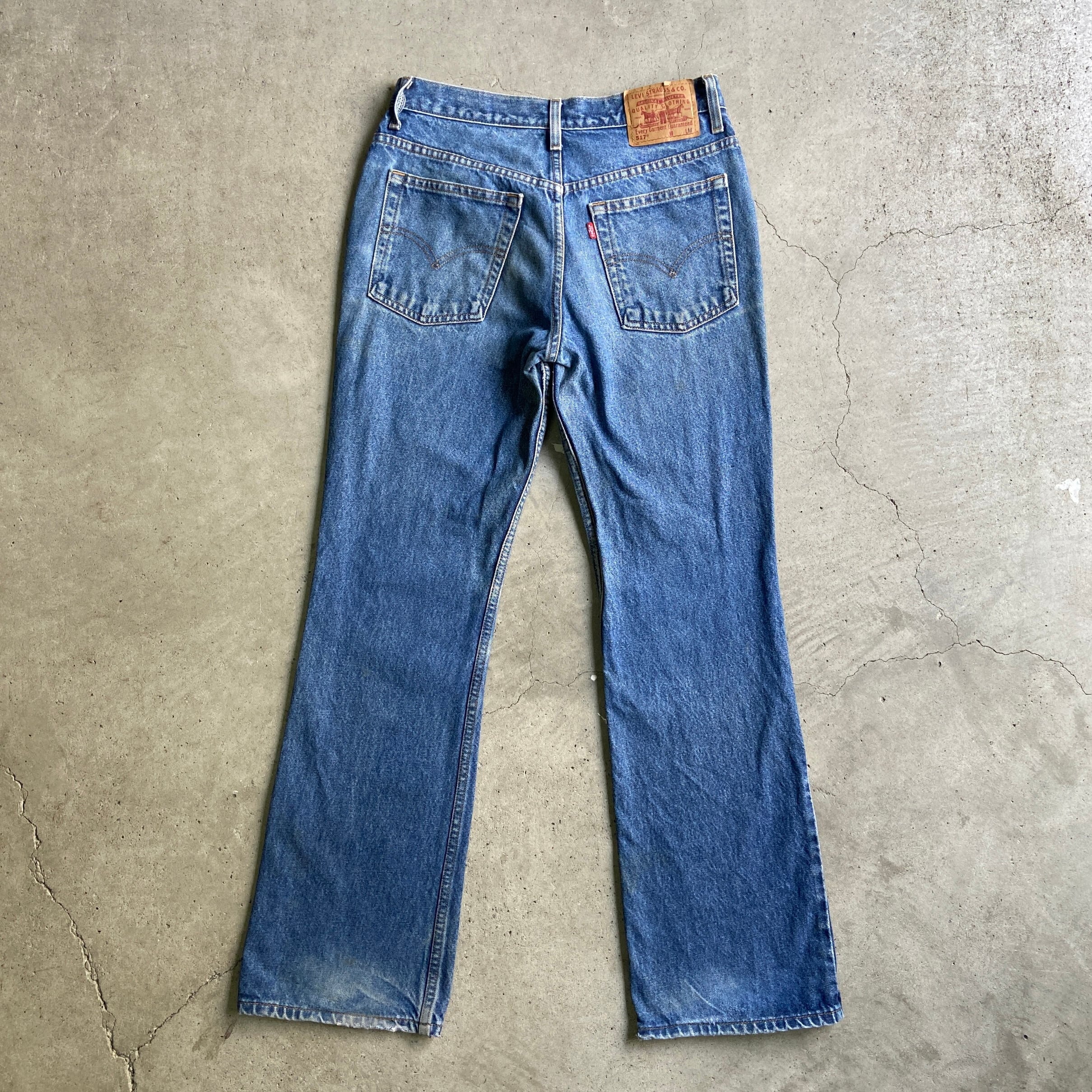 00年代 Levi's リーバイス 517 ブーツカット フレアデニムパンツ ...