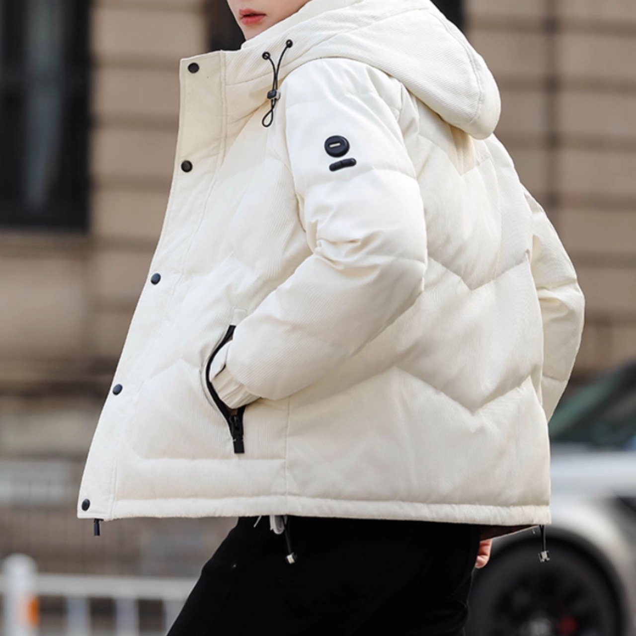 ジップポケット ダウンジャケット af0014