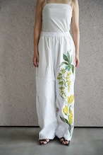 vintage lace pants yellow tulip