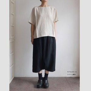 linen pullover　リネンプルオーバー　evam eva