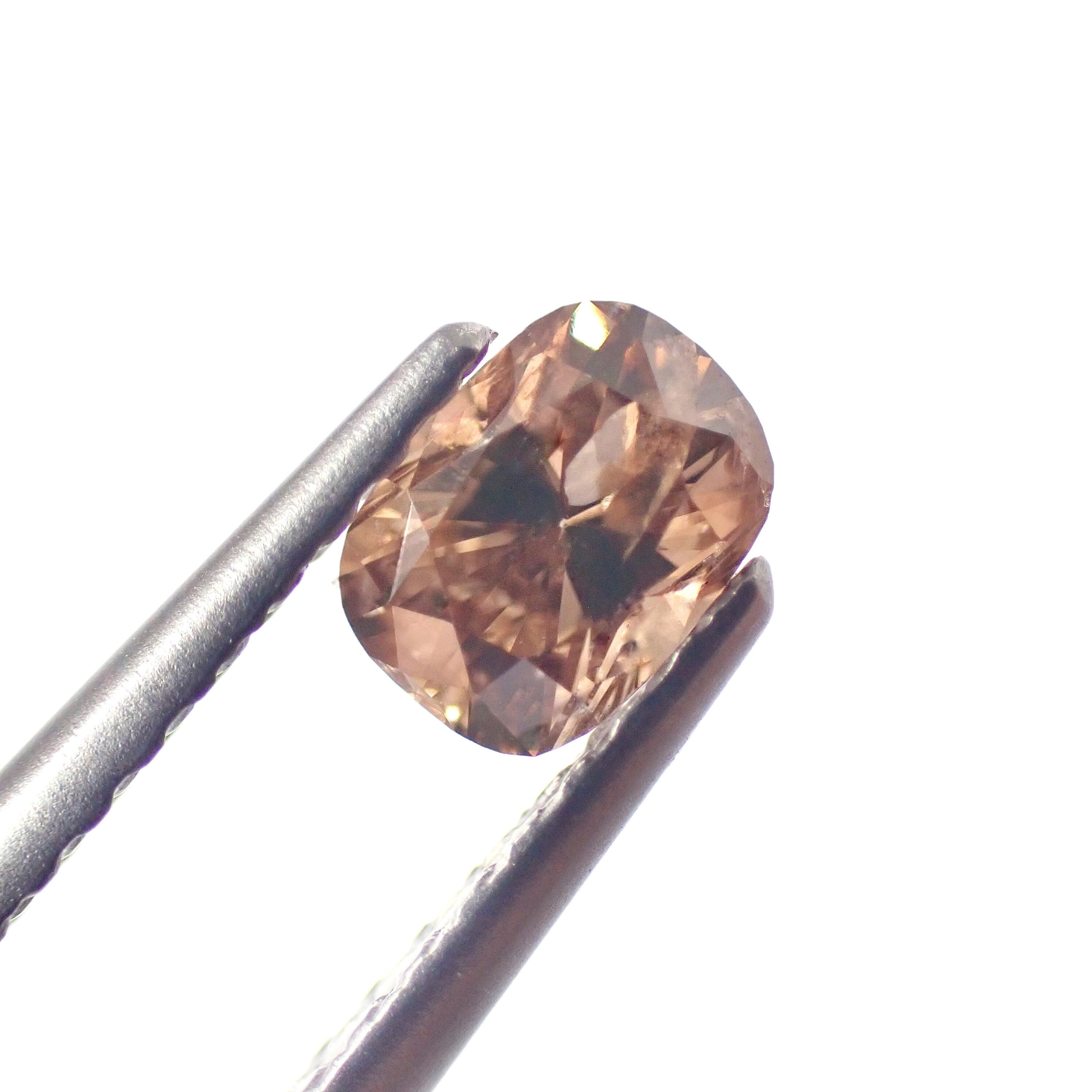 卸売価格】 0.33ct ブラウン ダイヤモンド ダイヤ ルース 裸石 リング 