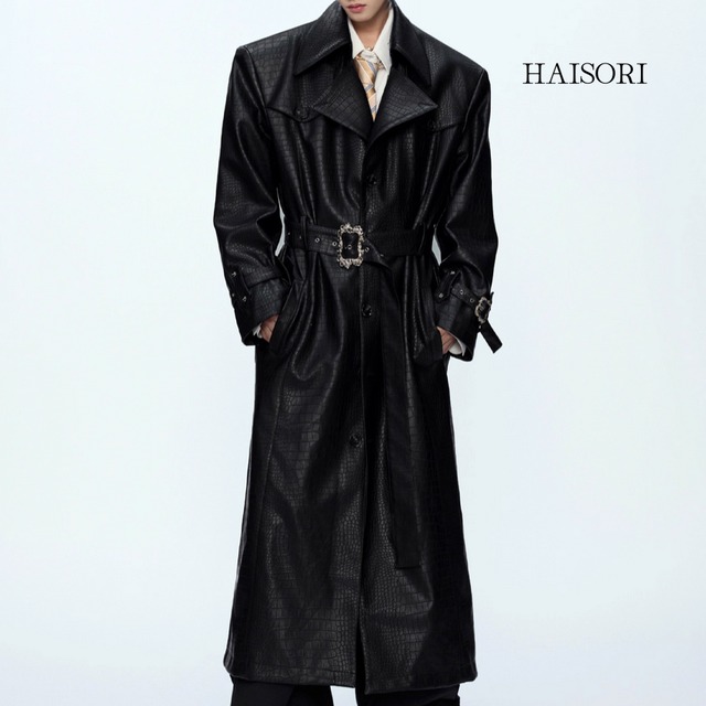 (NEW)Reptile Texture Long Coat