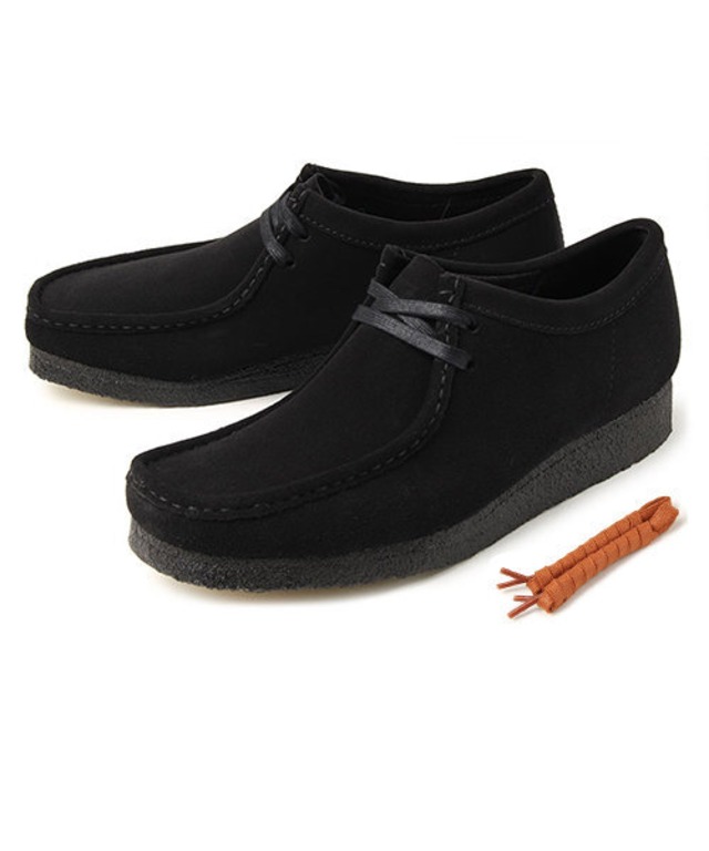 Clarks｜WALLABEE (Black Suede)