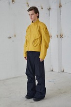 54A0 Pleated Armored Racer Jacket