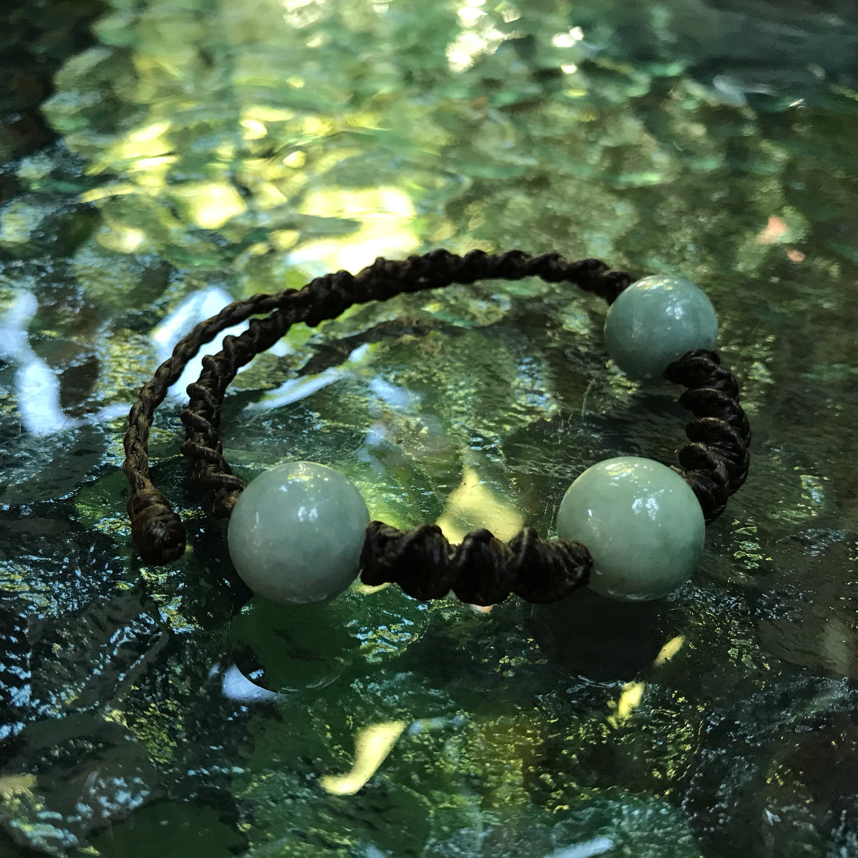 NU JOMON SERIES TRINITY - JADE BRACELET 天然翡翠 トリニティ