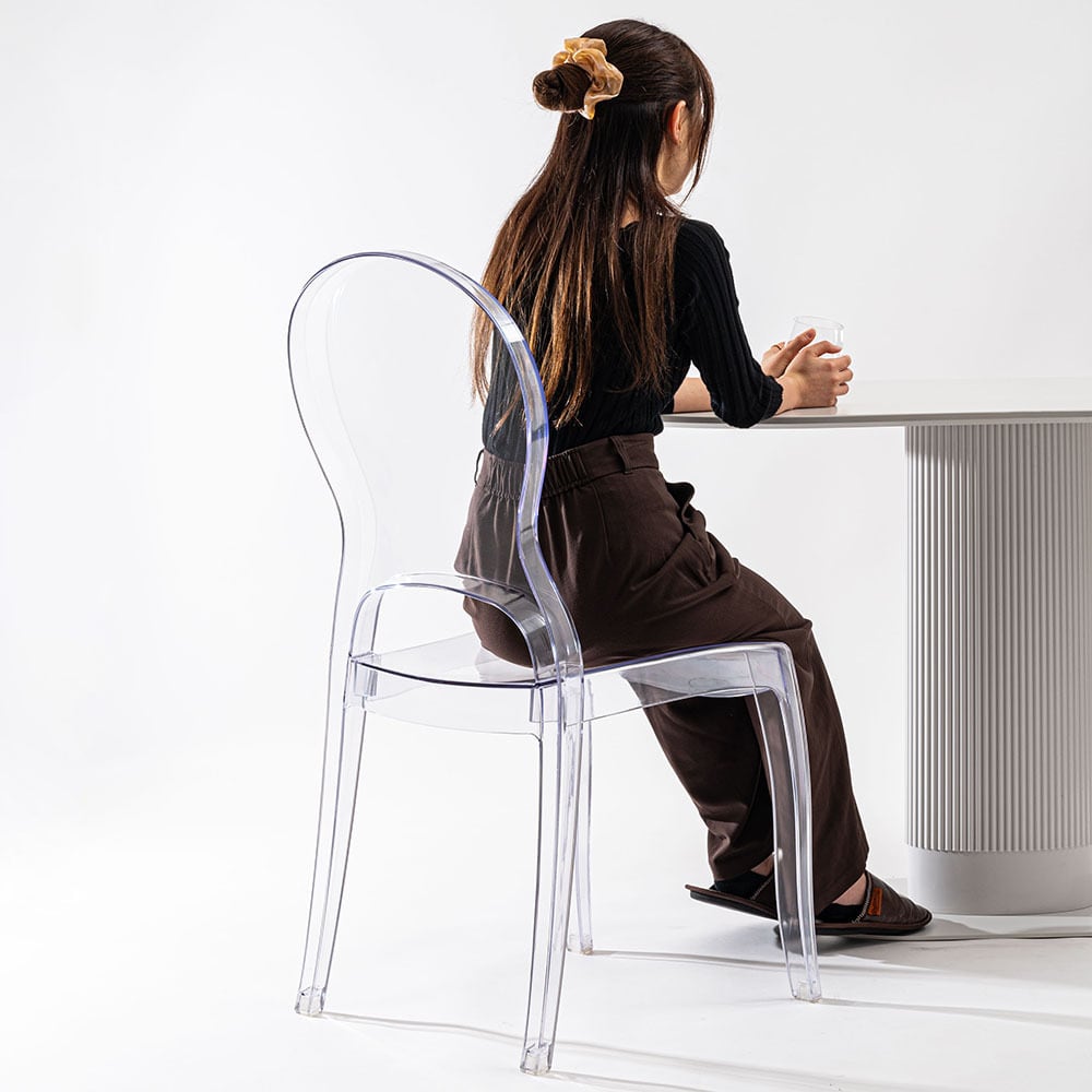 クリア チェア ダイニング デスク チェア | FIGARO