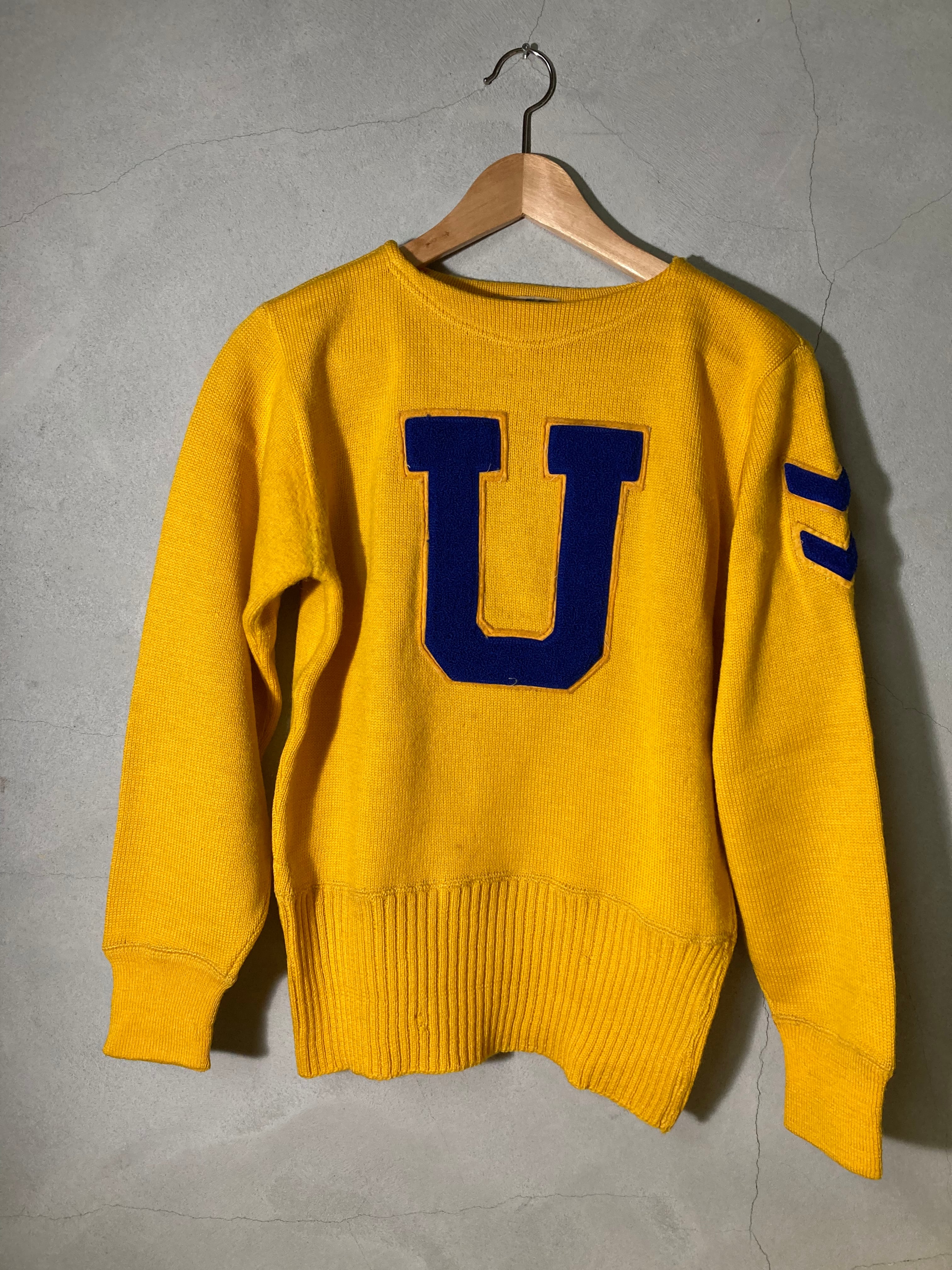 30s〜40s Lettered  Sweater  (beady clothing)