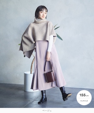 サテンキャミワンピ / ベージュ / XS-S