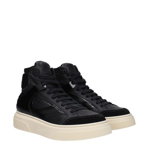 【新品】FERRAGAMO メンズ スニーカー レザー ブラック CASSIOHIG0762716