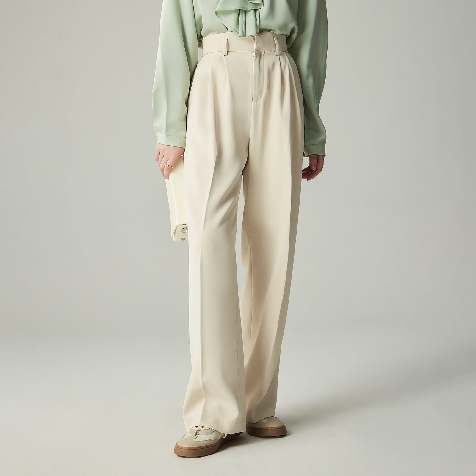 FOUNDOUR ファウンダ 25SS TWILL PANT ベージュ FOUNDOUR (ファウンダ) 25SS 