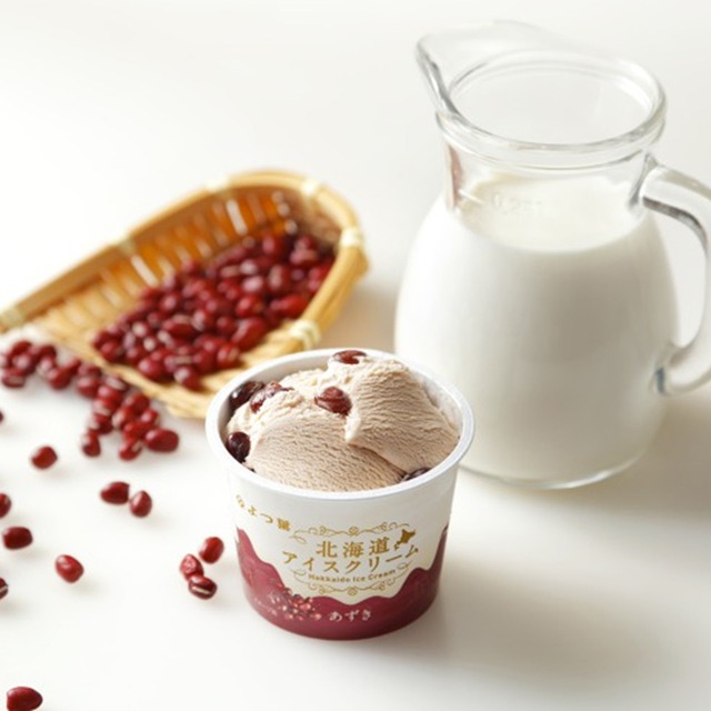 【よつ葉】北海道アイスクリーム　あずき6個セット　粒よりの北海道産あずき使用♪