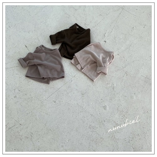 [nunubiel-kids] waffle t-shirts