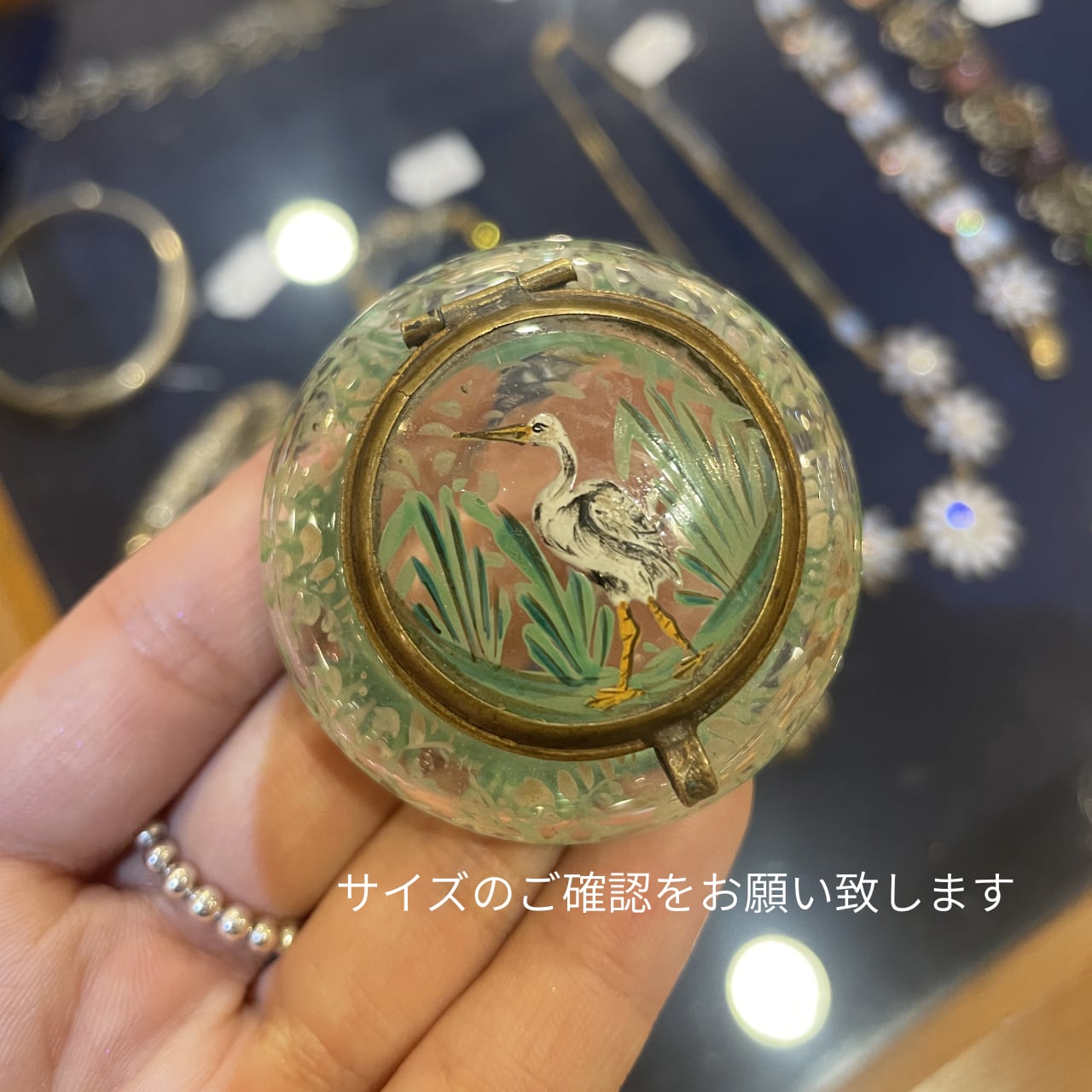 真鍮製 アンティーク小鳥のトリンケット 真鍮製 アンティーク小鳥の