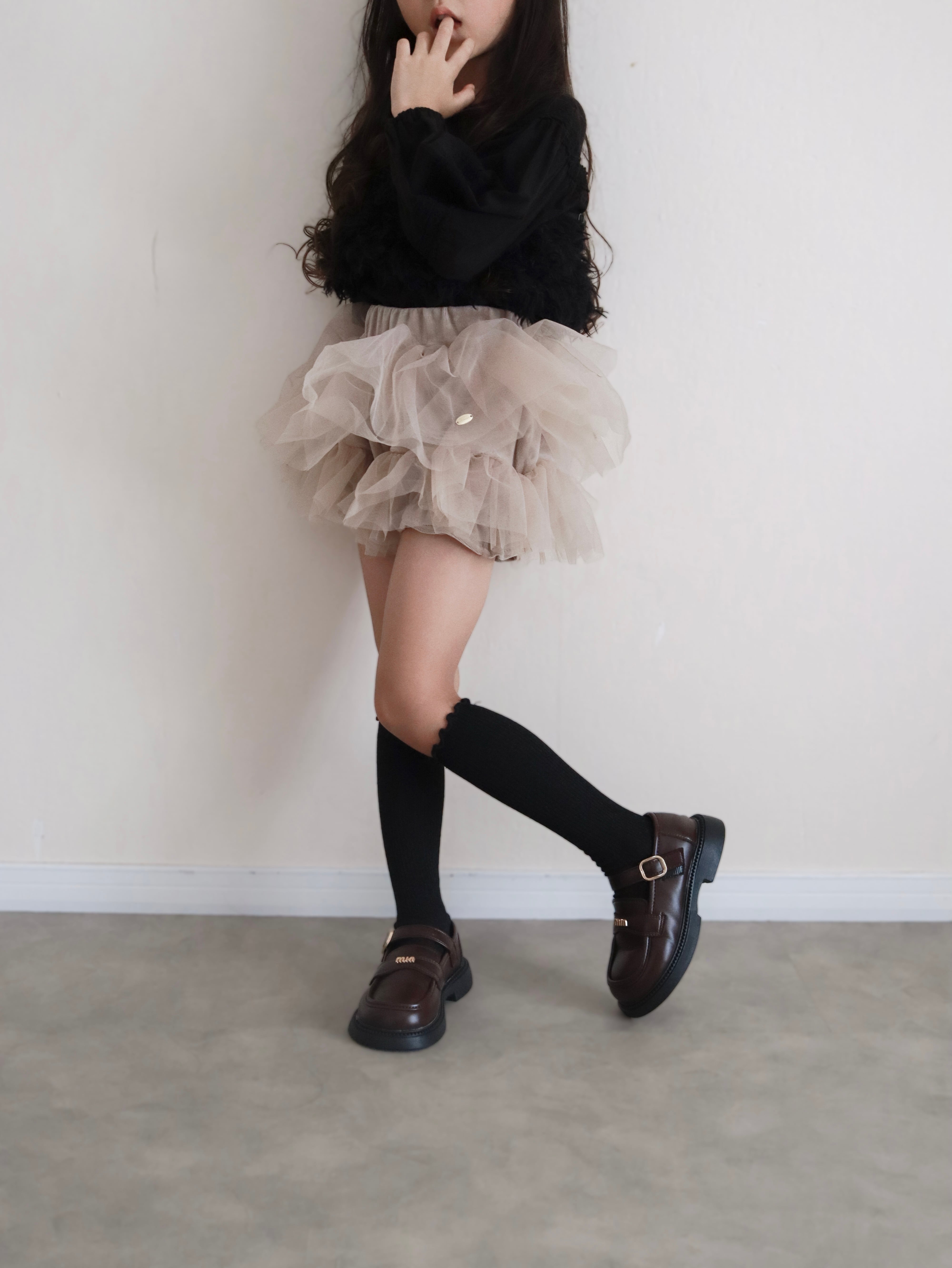 再入荷«ご予約»original velour tutu frill pants