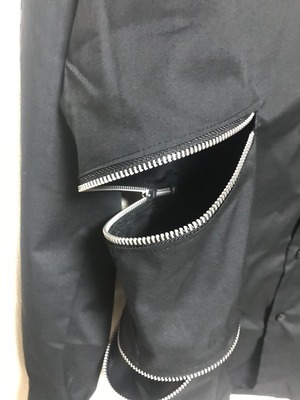 UNFINISHEDジップシャツ