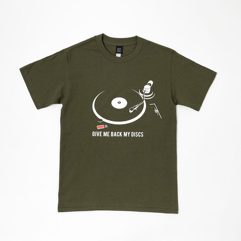 GIVE ME BACK MY DISCS(シティグリーン) | ロックT JandS Silk GIVE ME BACK MY DISCS(シティグリーン) | ロックT JandS Silk