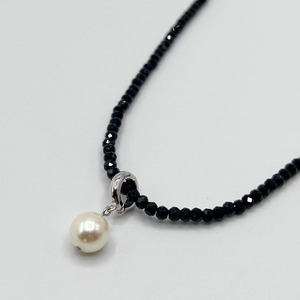 アコヤ真珠×プラックスピネル ネックレス