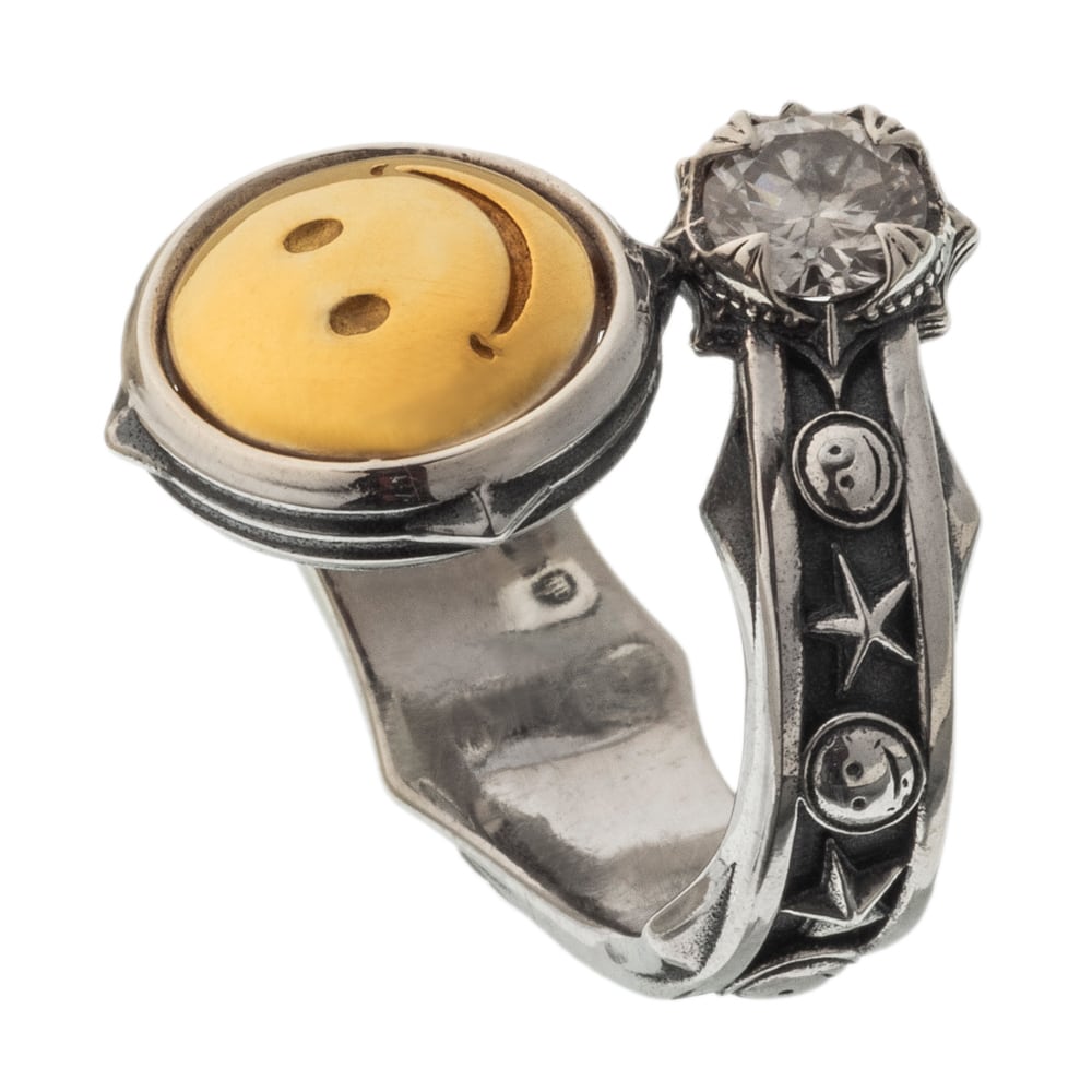 ニコリング ACR0304 Smile ring シルバーアクセサリー Silver Jewelry