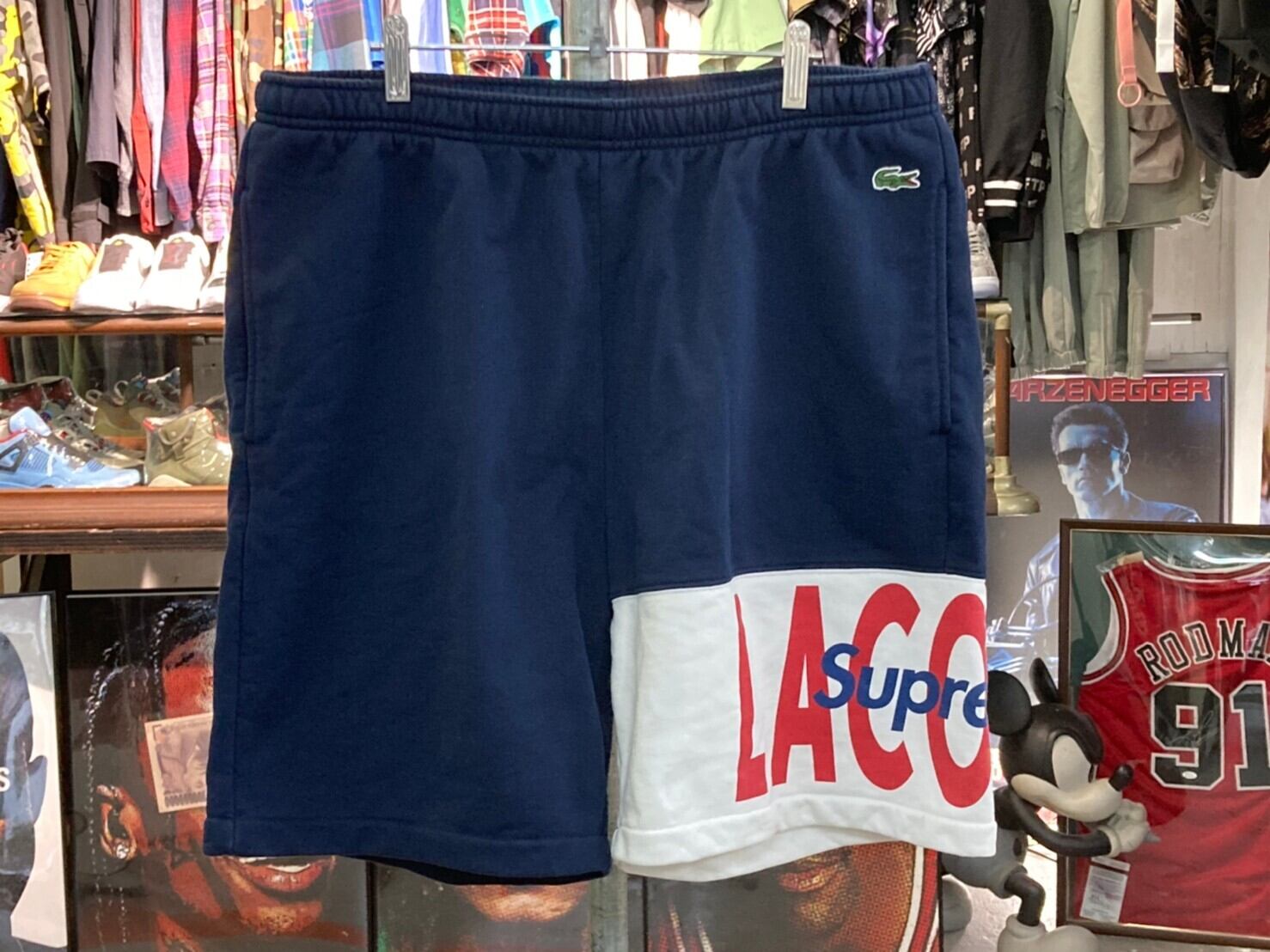 supreme LACOSTE Logo Panel Sweatshort