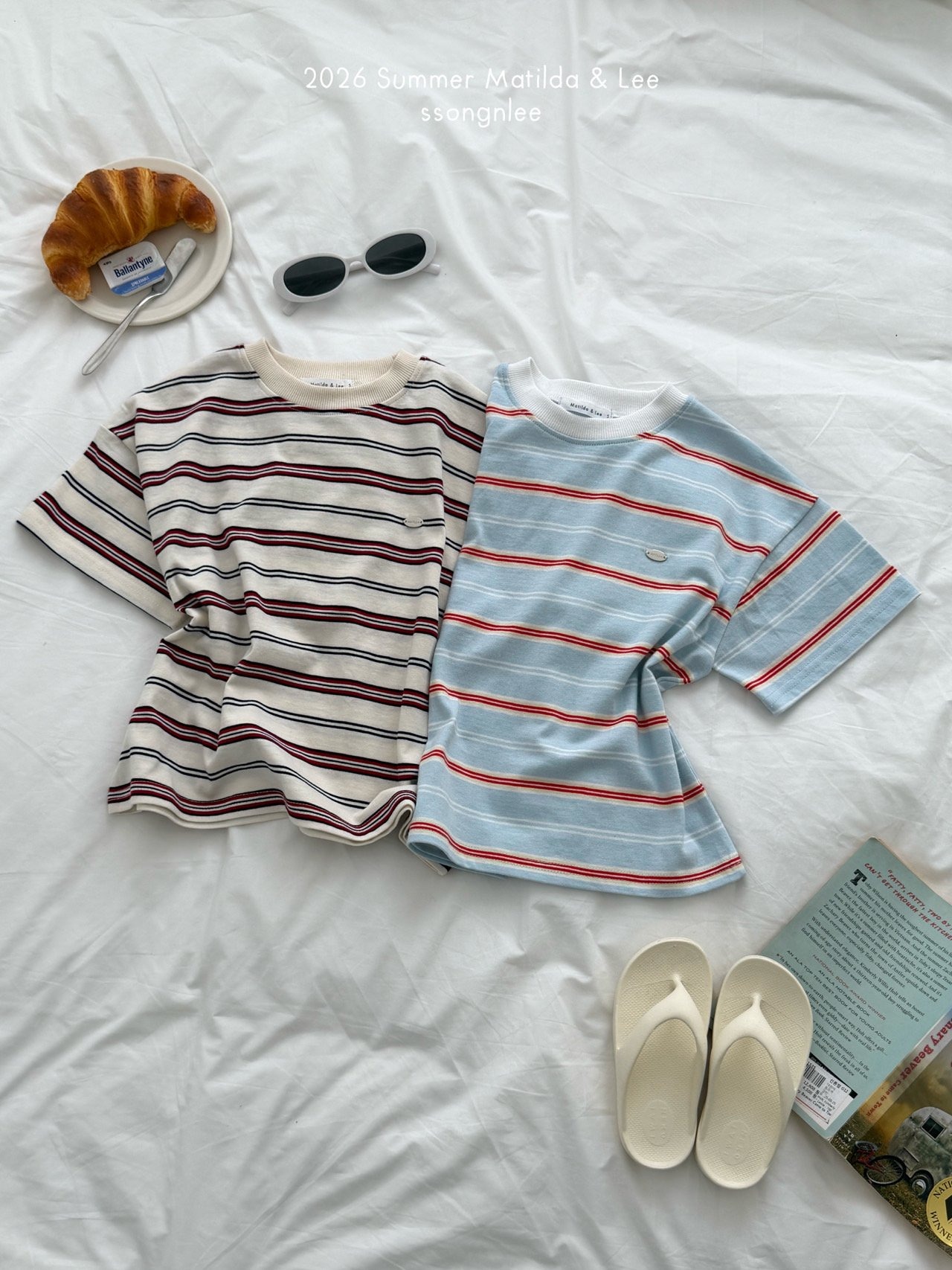 [Matilda&Lee] Melbourne striped T-shirt added (15/17/19) / [마틸다앤리] 멜버른단가라티추가 (15/17/19)