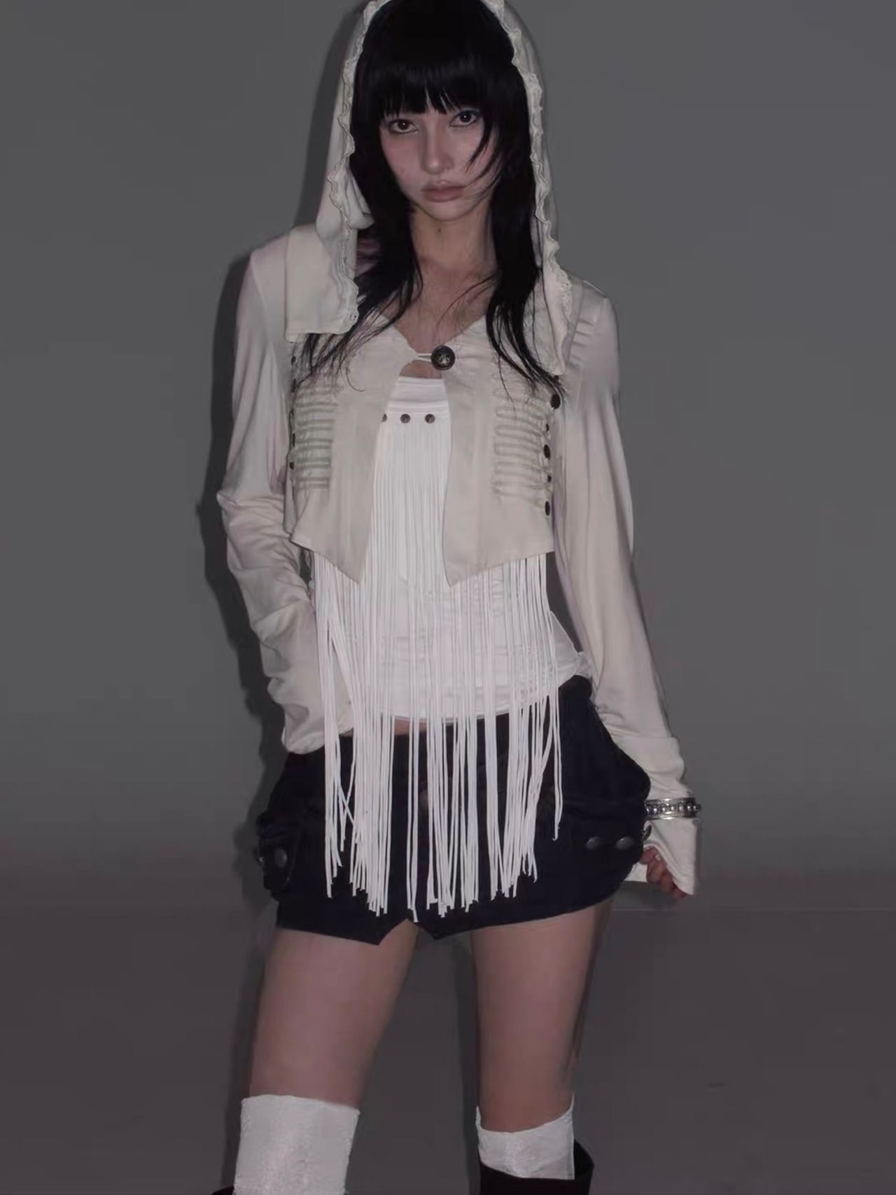 【Vestige】Gothic Hood Cardigan