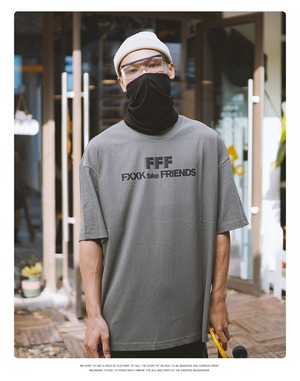 【トップス】Hiphopストリートルーズカップル半袖Tシャツ 2205032157J