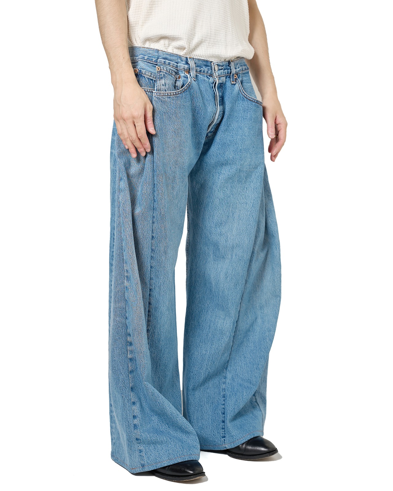 BLESS "Triplejeans 〔Vintage Denim Blue〕Size : S"