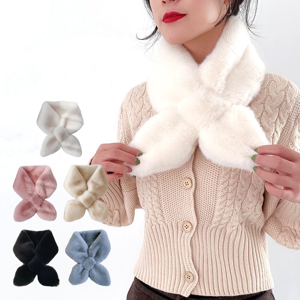 ブリエラデュースモコモコフェイクファーストール くさい 