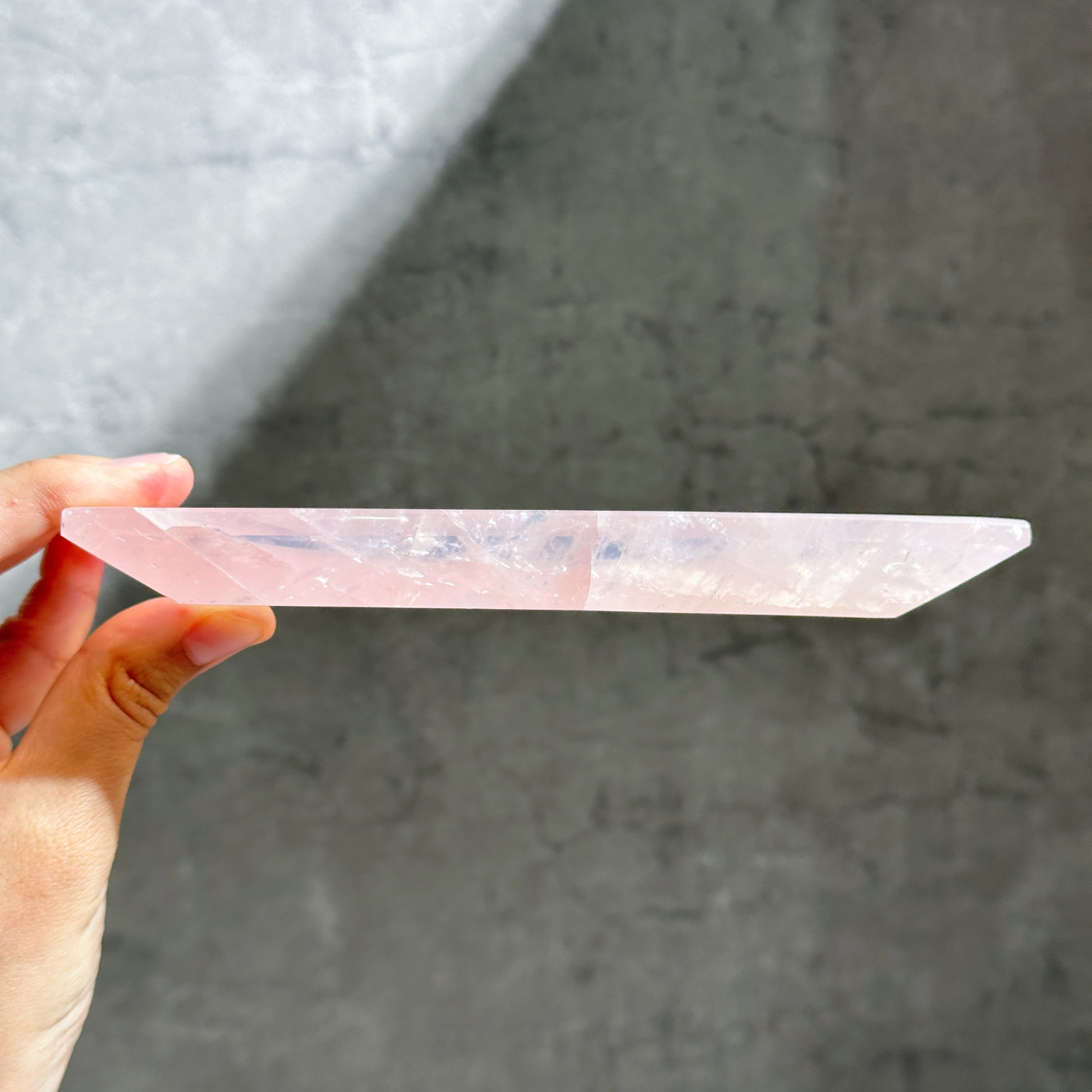 ローズクォーツのトレー 02◇ Rose Quartz ◇ 天然石・鉱物