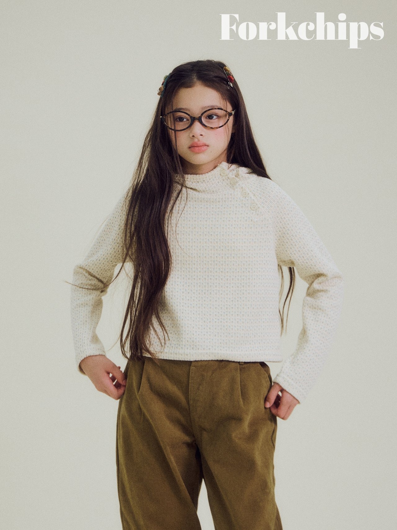 FORK CHIPS［取寄］peanut stitch pants 26winter