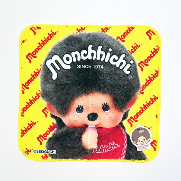モンチッチ リアルフェイス ミニタオル ロゴ | キャラクターグッズの