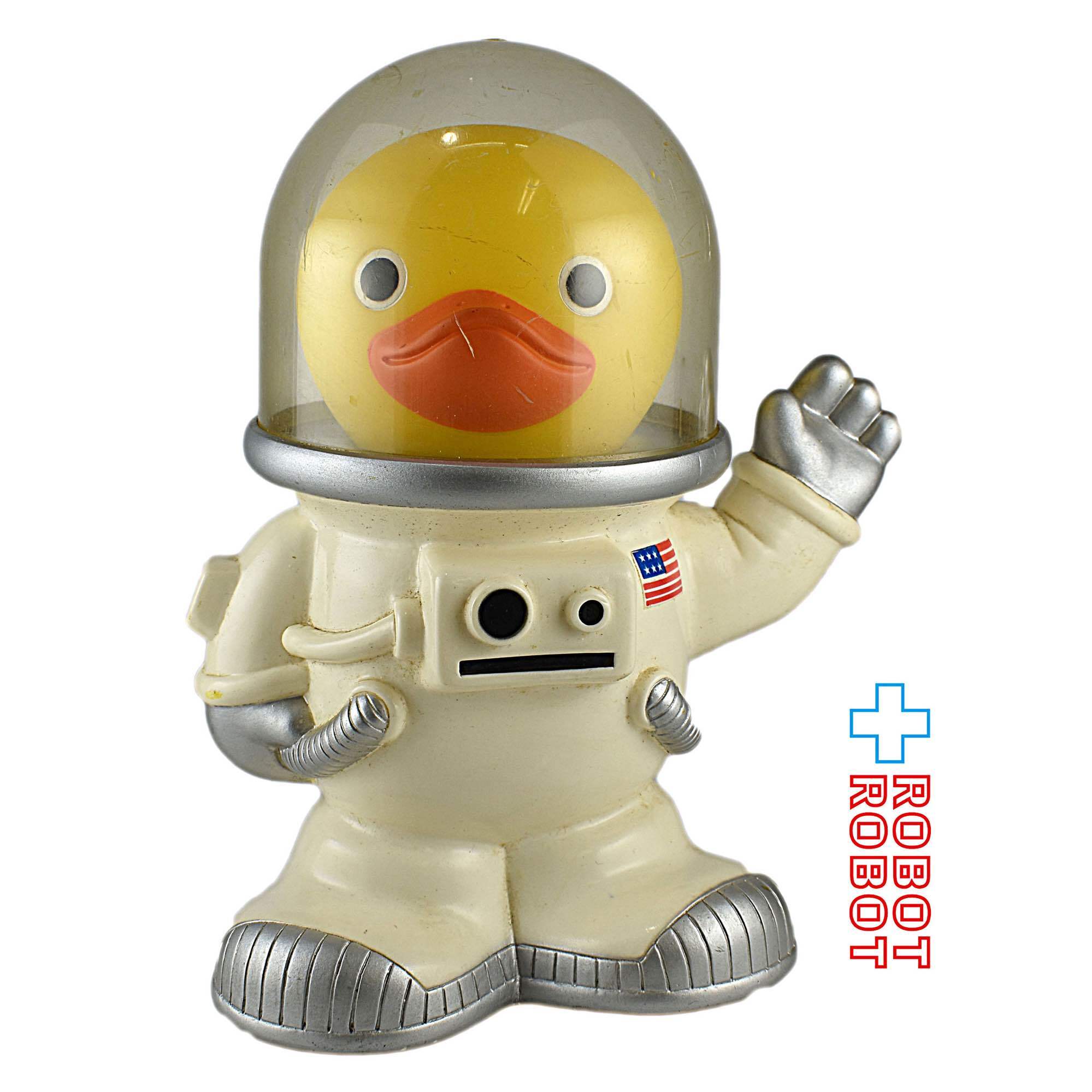 トロイマー スペースバンク ガーコ 宇宙服アヒル ソフビ貯金箱 