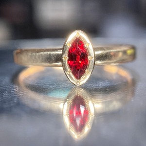 LM7155 K10レッドスピネルリング