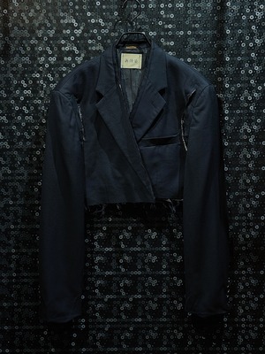 "再倖築"vintage half cut Design tailored jacket