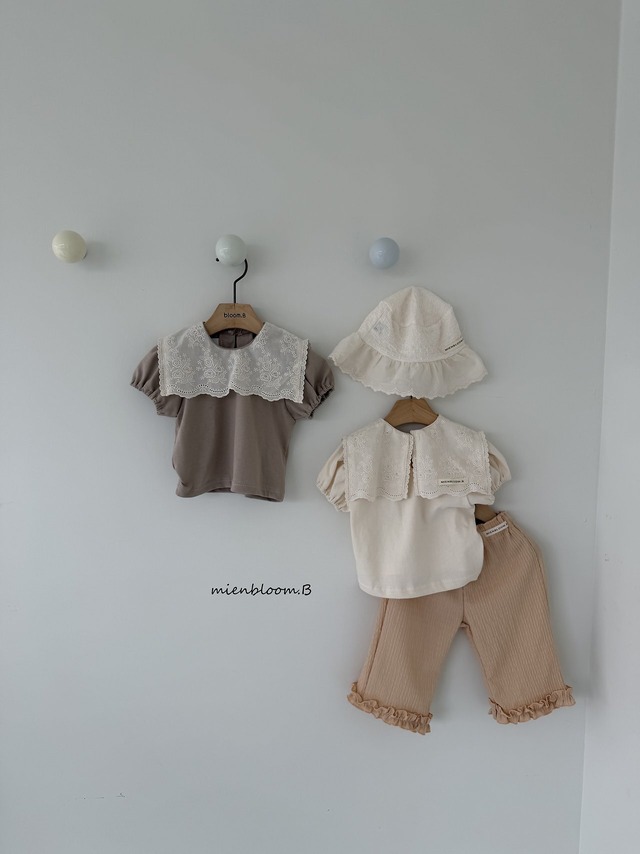 ⭐︎即納⭐︎[ mienbloom.B ] lace sailor tee
