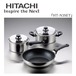 ≪HITACHI≫　IH推奨！　鍋3点セット　「HT-N3SET」