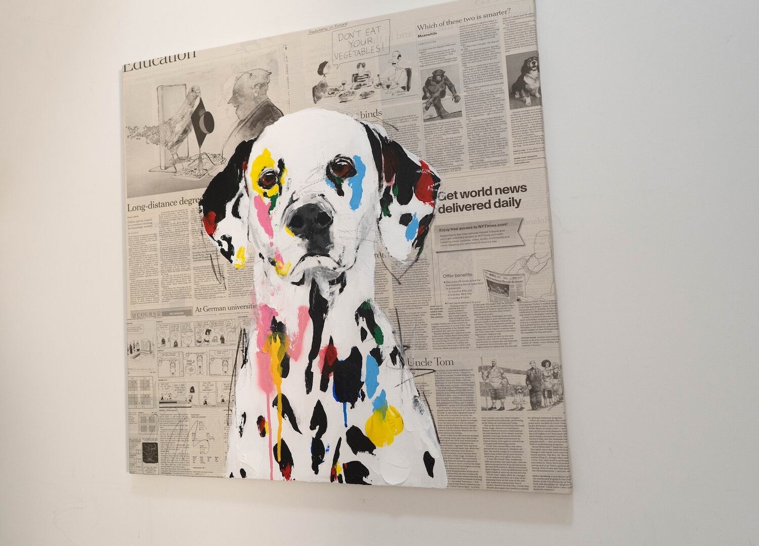 ダルメシアン肖像画 Dalmatian / ダルメシアン / 犬の現代アート作品 絵画販売 | TOMOYA