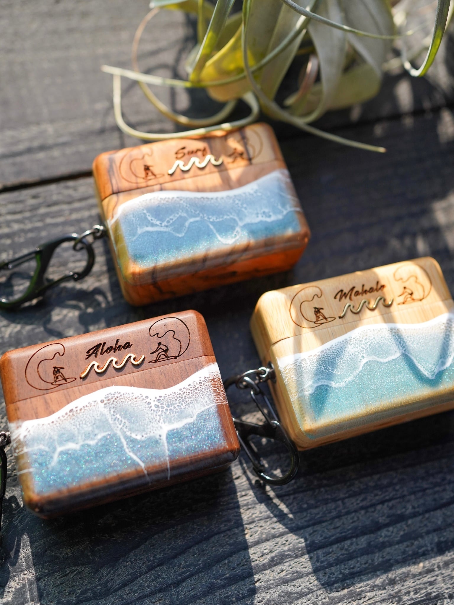 Surfers(wood×resin)/AirPods Pro,Pro 3,第3世代 wood case